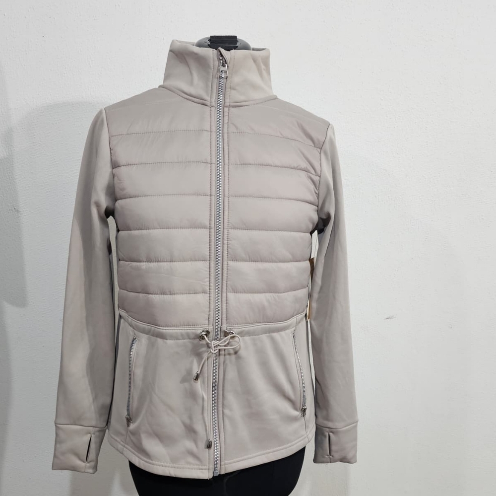 Avia Women's Light Gray Puffer Jacket - Picture 3 of 6